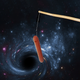 Image for article titled NASA Gently Lowers Hot Dog On Fishing Line Into Black Hole